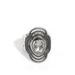 Entrancing Edge - Silver - Paparazzi Ring Image