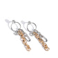 Paparazzi Earring ~ Two-Tone Trendsetter - Multi