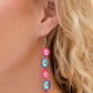 Paparazzi Earring ~ Developing Dignity - Pink