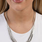 Dynamic Default - Silver - Paparazzi Necklace Image