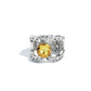 Bow Chicka Bow Wow - Yellow - Paparazzi Ring Image