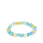 Clear Craze - Blue - Paparazzi Bracelet Image