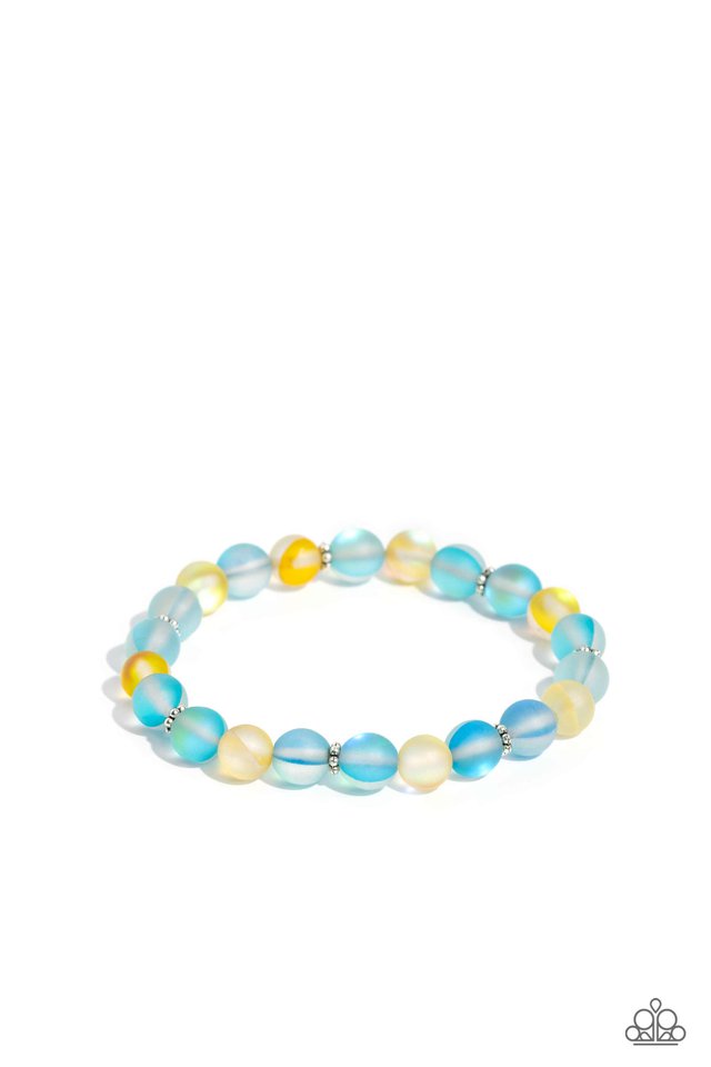 Clear Craze - Blue - Paparazzi Bracelet Image