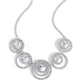Dramatic Darling - White - Paparazzi Necklace Image