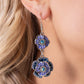 Intricate Impression - Blue - Paparazzi Earring Image