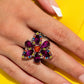 Blazing Blooms - Ring - Paparazzi Ring Image