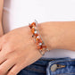 Handcrafted Headliner - Orange - Paparazzi Bracelet Image