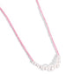 White Collar Whimsy - Pink - Paparazzi Necklace Image