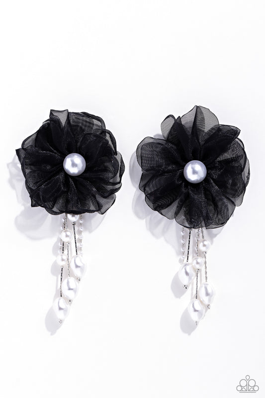 Paparazzi Earring ~ Dripping in Decadence - Black