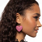 Romantic Reunion - Pink - Paparazzi Earring Image