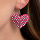 Romantic Reunion - Pink - Paparazzi Earring Image