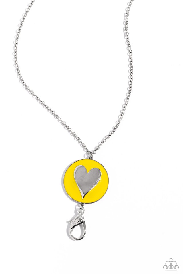 True to Your Heart - Yellow - Paparazzi Necklace Image