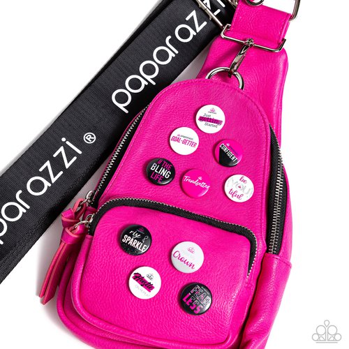Pink Crossbody Bag - Paparazzi Product Image