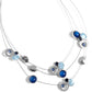 Affectionate Array - Blue - Paparazzi Necklace Image