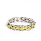 Scattered Springtime - Yellow - Paparazzi Bracelet Image