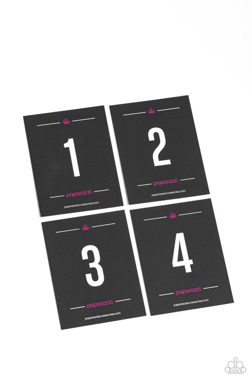 Paparazzi Black Live Number Cards - Paparazzi Product Image