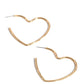 Summer Sweethearts - Gold - Paparazzi Earring Image