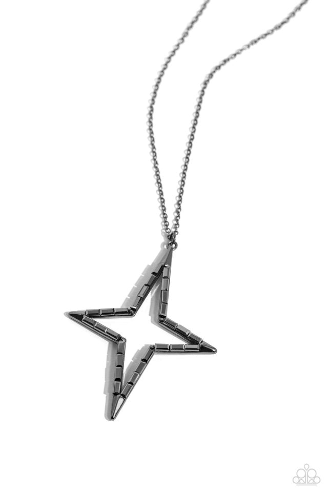 Stellar Showtime - Black - Paparazzi Necklace Image