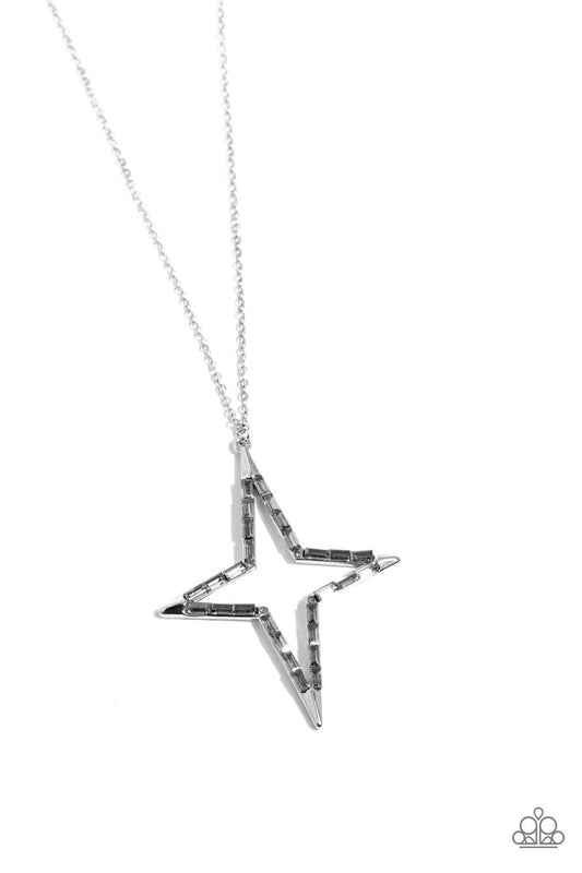 Stellar Showtime - Silver - Paparazzi Necklace Image