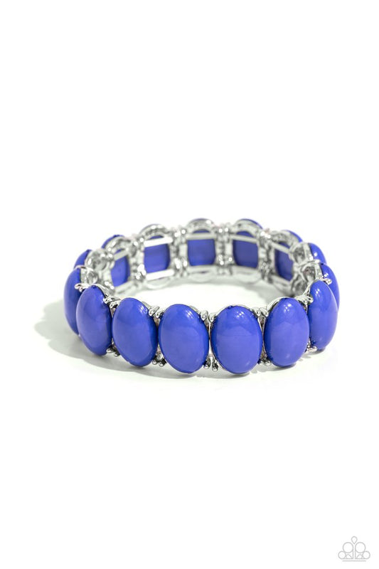 Starting OVAL - Blue - Paparazzi Bracelet Image