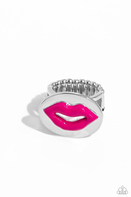 Lip Labor - Pink - Paparazzi Ring Image