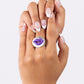 Lip Labor - Purple - Paparazzi Ring Image