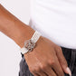 Regal Rose - White - Paparazzi Bracelet Image