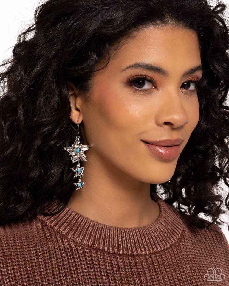 Paparazzi Earring ~ Tapered Tiers - Blue – Paparazzi Jewelry | Online ...