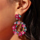 Paparazzi Earring ~ Wreathed in Wildflowers - Multi