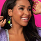 Stellar STAGGER - Green - Paparazzi Earring Image