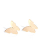 Butterfly Beholder - Gold - Paparazzi Earring Image