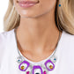 Poetically Painted - Purple - Paparazzi Necklace Image