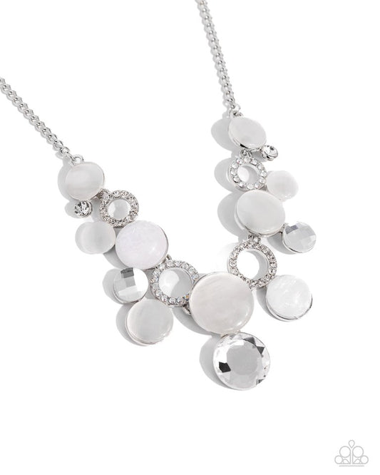 Corporate Color - White - Paparazzi Necklace Image