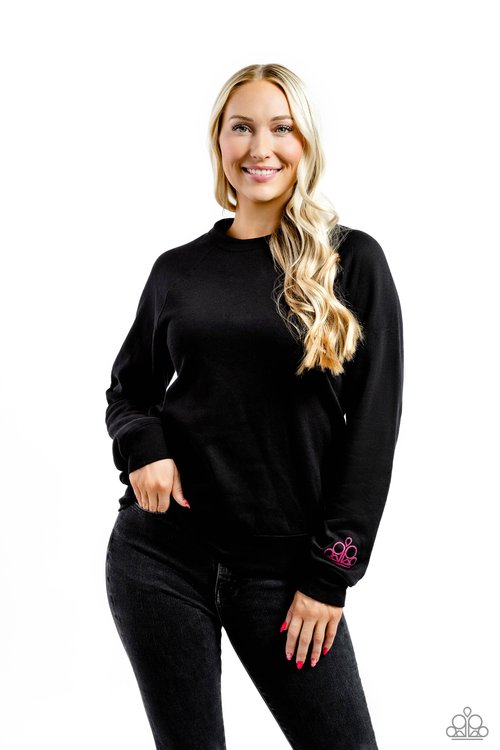 Black Monday Sweatshirt - Paparazzi Product Image
