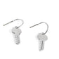 The Key to Everything - Silver - Paparazzi Earring Image