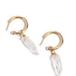 Excavated Elegance - Gold - Paparazzi Earring Image