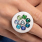 Captivating Centerpiece - Blue - Paparazzi Ring Image