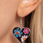 Generously Groovy - Black - Paparazzi Earring Image