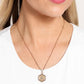 Emblematic Elegance - Gold - A - Paparazzi Necklace Image