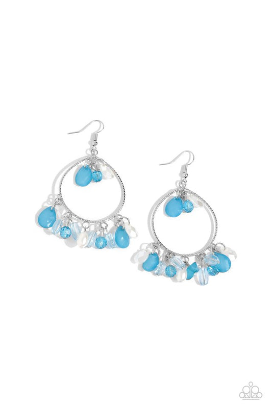 Elite Expression - Blue - Paparazzi Earring Image