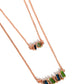 Easygoing Emeralds - Copper - Paparazzi Necklace Image