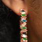 Effortless Emeralds - Copper - Paparazzi Earring Image