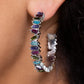 Effortless Emeralds - Multi - Paparazzi Earring Image