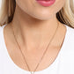 Emblematic Elegance - Gold - B - Paparazzi Necklace Image