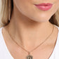 Emblematic Elegance - Gold - D - Paparazzi Necklace Image