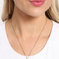 Emblematic Elegance - Gold - I - Paparazzi Necklace Image