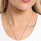 Emblematic Elegance - Gold - K - Paparazzi Necklace Image