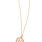 Emblematic Elegance - Gold - N - Paparazzi Necklace Image