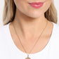 Emblematic Elegance - Gold - O - Paparazzi Necklace Image