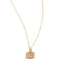 Emblematic Elegance - Gold - R - Paparazzi Necklace Image